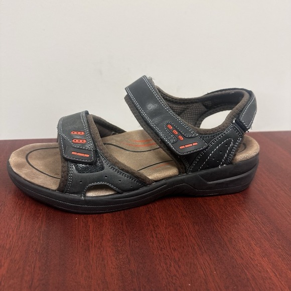 Orthofeet 561 Cambria Sandals Mens‎ Size 7 4E Extra Wide Shoes Outdoors Leather